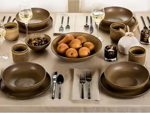 Solino Home Linen Tablecloth 60 x 120 Inch – 100% Pure Linen Natural Tablecloth – Machine Washable Dining Tablecloth – Fete