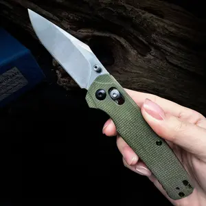 Outdoor camping folding knife, , G10 handle, D2 blade material, suitable for kitchen use and fruit cutting, outdoor small tools, men's gifts, Father's Day gifts