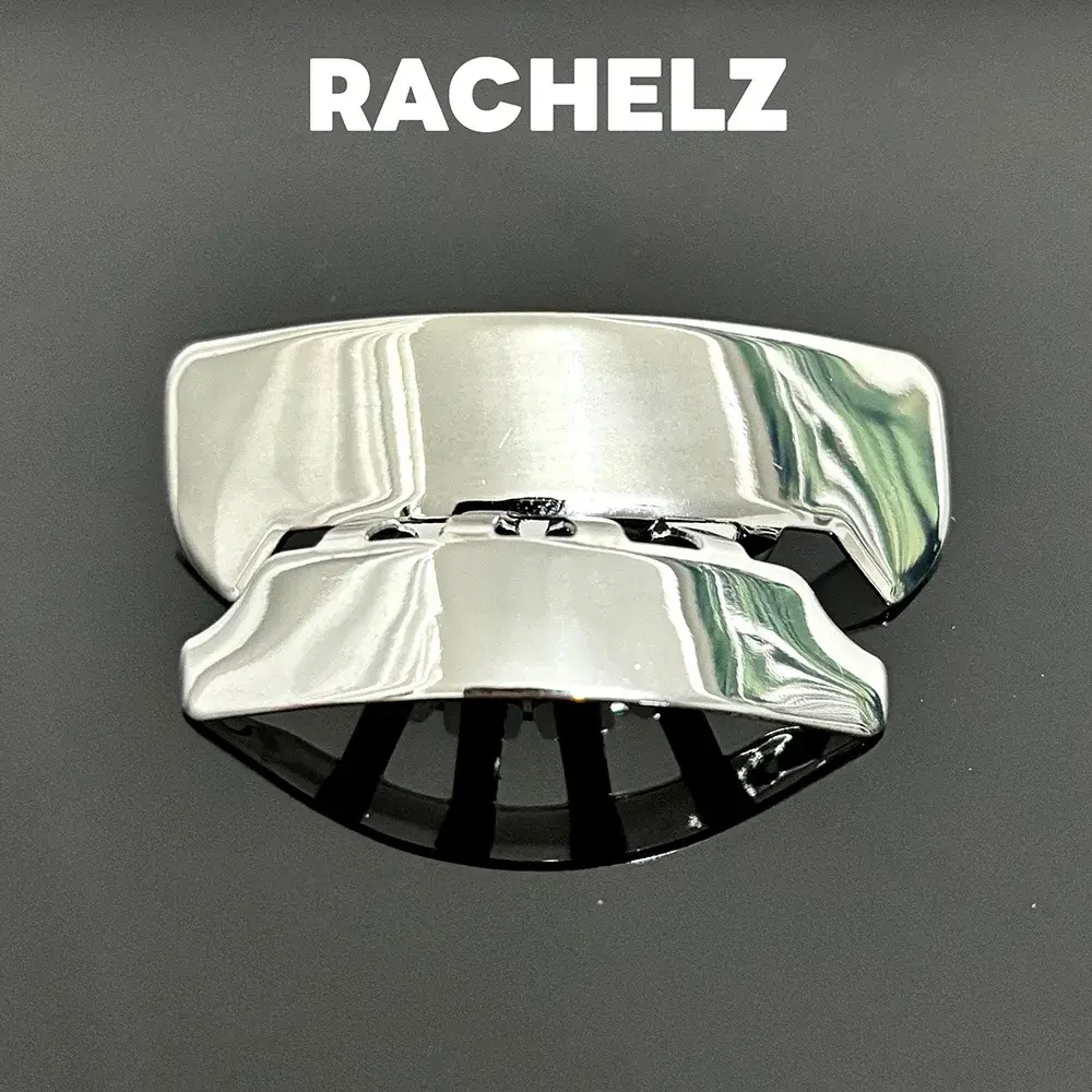 Cyberpunk Smooth Surface Square Teeth Grillz Fangs Hip Hop Futuristic Glossy Tooth Caps For Women Men Jewelry Gift