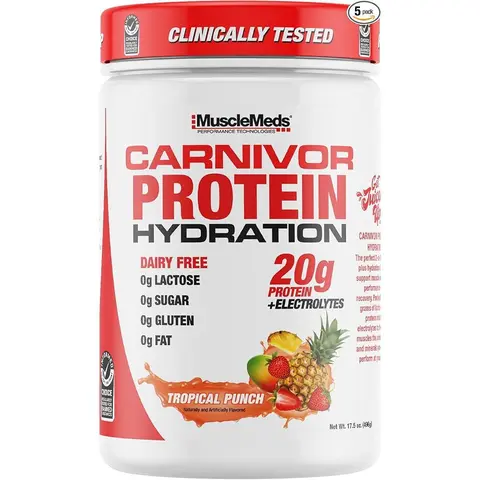 CARNIVOR Protein Hydration Electrolyte Powder Drink – 20g Protein + Electrolytes