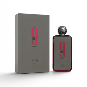 Afnan 9 PM Rebel Eau de Parfum Spray for Unisex, 3.4 Ounce