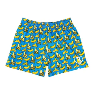 Unisex Baseball Lifestyle 101 Banana Shorts Collection Youth Shorts Melting Drip Athletic Lightweight Breathable Gym Streetwear for Young Athletes