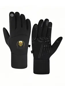 1pc with  Design print ca winter gloves hiking gloves Touch Screen Flexible Design Winter Activities full finger gloves for men women keep warm Christmas gifts