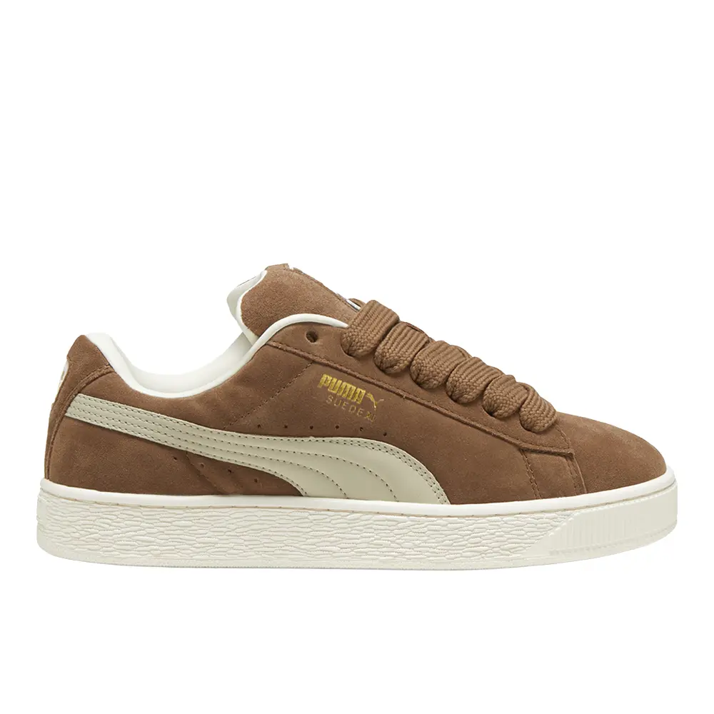 PUMA Mens Suede Xl Lace Up Sneakers Shoes Casual - Brown, White