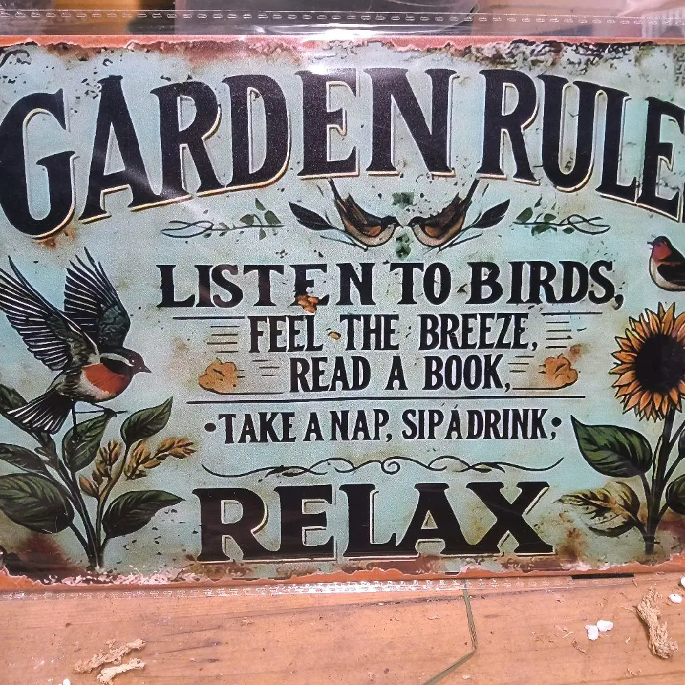 metal signs 6x9ish