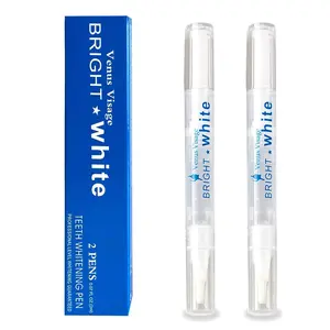Venus Visage Award Winning Teeth Whitening Pen, 20+ Uses - Teeth whitening Kit Professionally formulated - (Pack of 2))