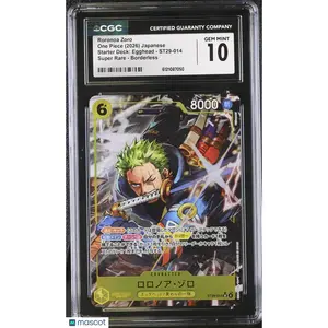 Roronoa Zoro #ST29-014 Japanese 2026 One Piece Starter Deck: Egghead CGC 10