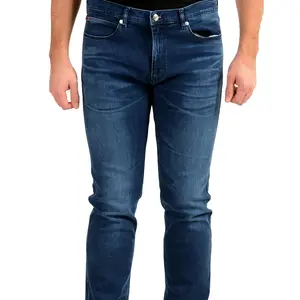 Hugo Boss Men's "Hugo 708" Slim Fit Blue Wash Straight Jeans US 36/32 IT 36/32