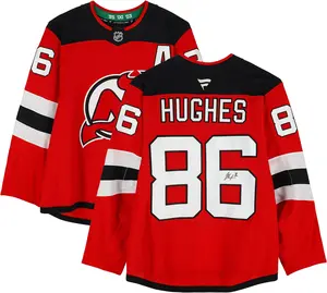 Jack Hughes New Jersey Devils Autographed Red Pro Jersey - Fanatics Authentic Certified