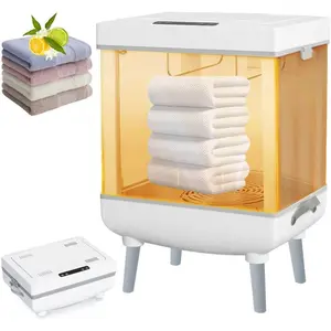 Suitable for bathroom towel heater, foldable hot water bathtub large towel heating bucket, with both heating and drying ns, can accommodate two 40inch X 70inch size extra-large towels, blankets, clothing, and bathrobes, suitable for single or double use