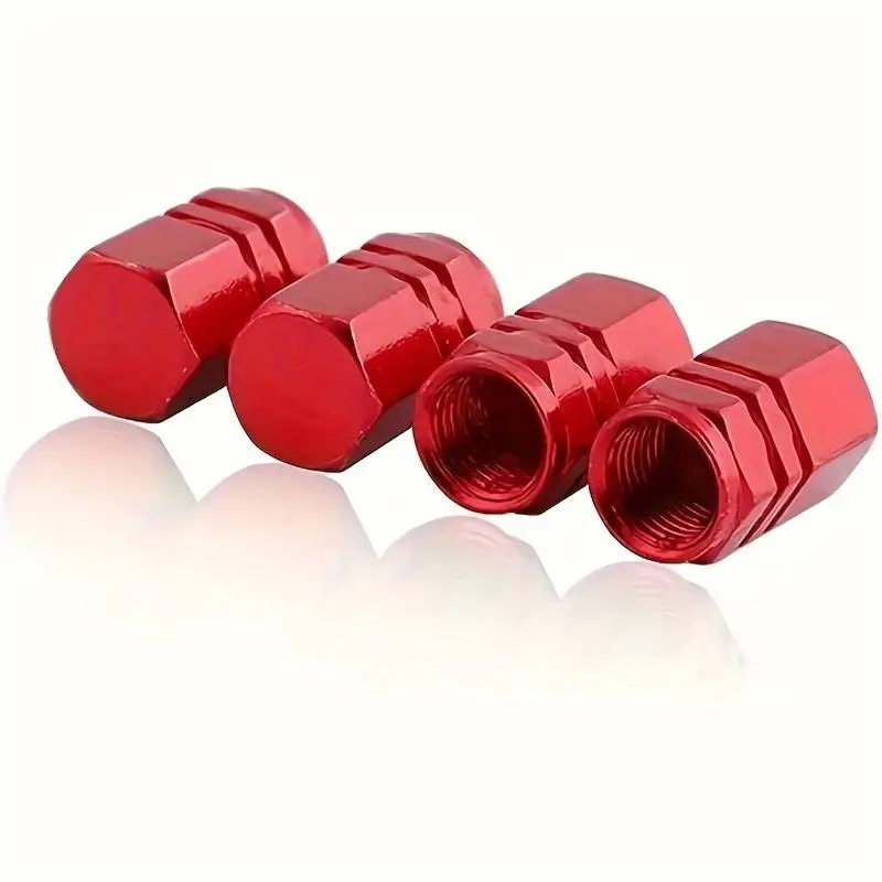 Car Tire Valve Stem Cover, Aluminum Alloy Car Tire Valve Stem Cap, Tyre Repair & Fitting Tool, Car Accessories For Bike, Bicycle, Trucks, Motorcycles