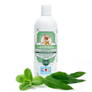 Pawtitas Dog Shampoo & Conditioner - Odor Control 16oz Plant-Based Formula with Moringa Rosemary Olive Leaf & Eucalyptus Certified Organic Ingredients Hypoallergenic