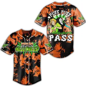 Neko Jerseys Club Scooby Doo Cartoon Baseball Jersey For Fan All-Over Print V-Neck Short Sleeves 100% Polyester XS-5XL