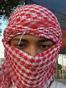 Unisex Tactical Scarf, Arabic Design, Ideal for Motorcycle Use, Perfect for Shotgun Masks, 100x100cm Multi-Functional Gear, Tactical Desert Scarf, Scarf Head Wrap
