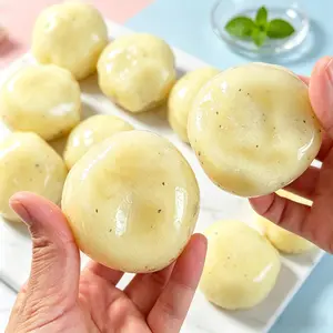 Fake Mashed Potato Squishy Fidget Hobby Toy, Petroleum Jelly Infused Moldable Stretch Texture, Super Malleable Soft Squeeze ASMR Stress Relief Collectible, Realistic Snack Plaything for Kids, Teens & Adult Squish Hobby Enthusiasts