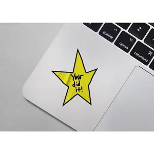 Your Did It Gold Star Stickers For Car, Laptop, Tumbler