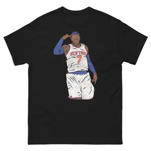 Carmelo Anthony Celebration Sketch New York Knicks Basketball NBA Fan T-Shirt