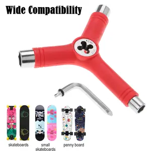 1PC T-Type Allen Key L-Type Phillips Head Wrench Screwdriver Skateboard All In One Multi-Functional T/Y Skate Tools Accessory