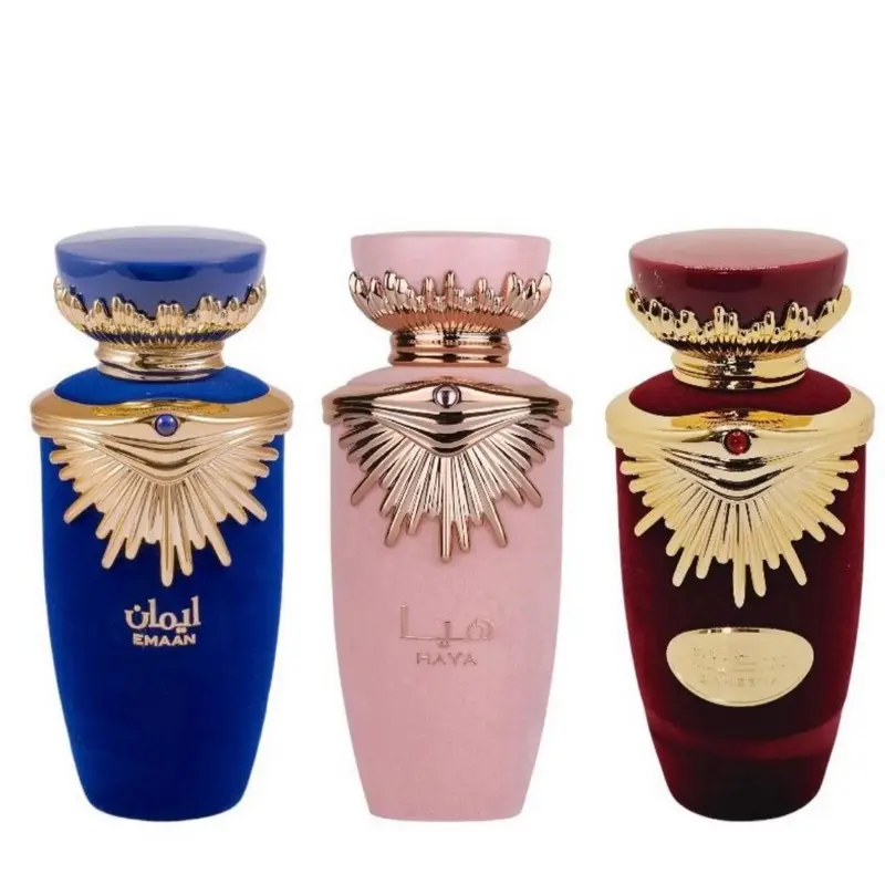 Lattafa Perfumes | Haya + Emaan + Sakeena Bundle | Women's | 3.4 oz Per Bottle | Floral - Sweet - Citrus Eau De Parfume Eau De Parfum