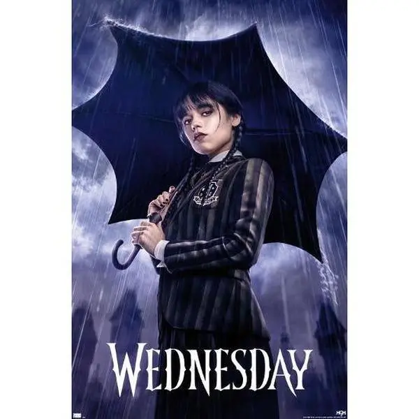 Wednesday - One Sheet .Poster Decorations, Holiday Poster - Halloween Party Decorations. Moives Poster.Wall Decor.Poster Gift For Holiday, Halloween, Birthday, Christmas