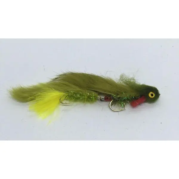 Butt Monkey Olive Articulated Streamer- Strike Fly Company