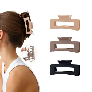 3Pcs Silicone Hair Clips Flexible Claw Clips for Women Cloud Clip Soft Bendable Hair Claws Clip