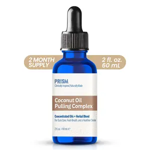 Prism Health Lab Coconut Oil Pulling Complex – 2oz Concentrate | Fresh Breath & Gum Support | Natural Coconut Oil Formula for Healthier Teeth & Gums