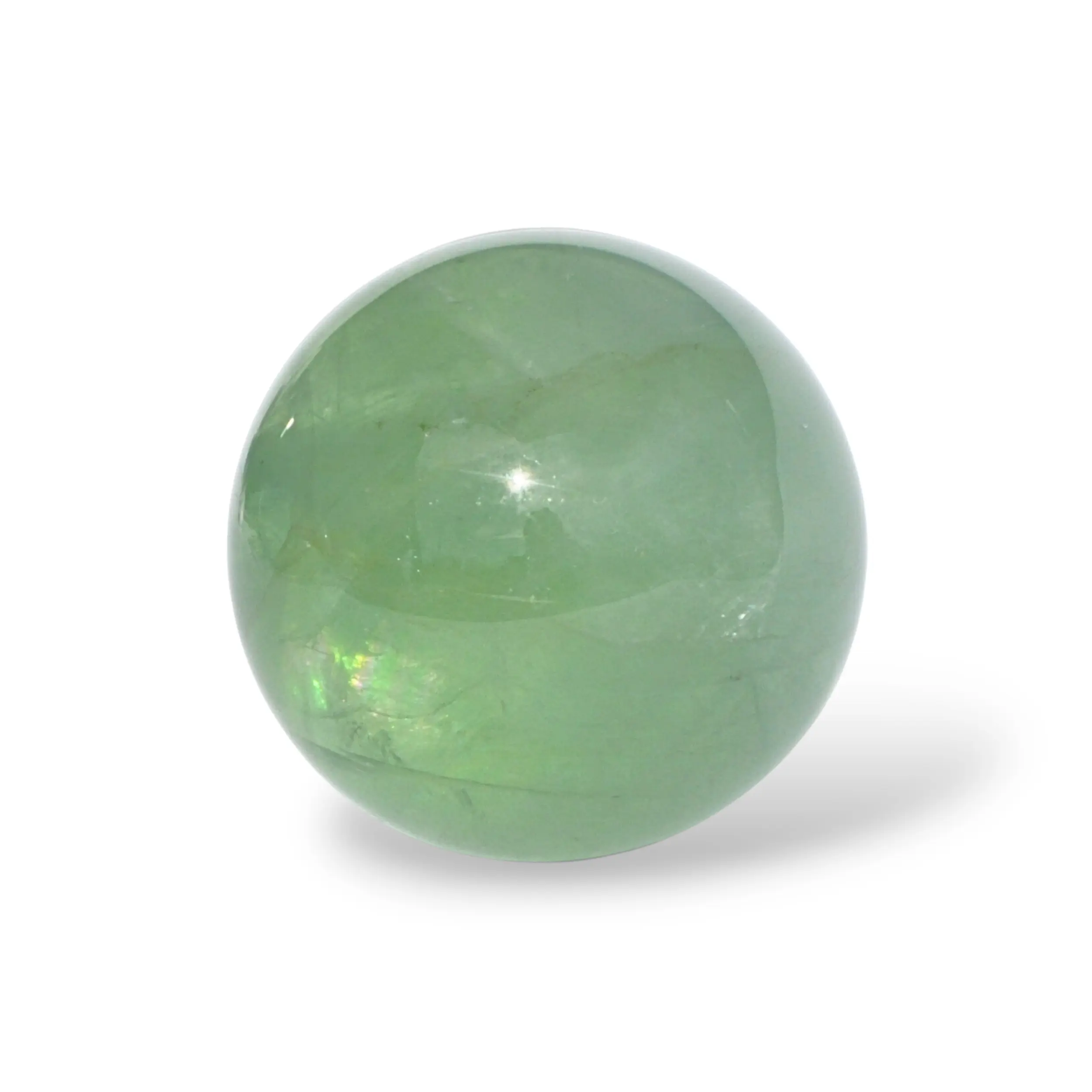 Green Fluorite Sphere