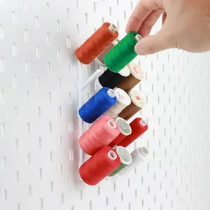 1 pc for Plastic Needle and Thread Organizer, 5-Hole White Sewing Storage Rack, Desktop Organizer Holder for Sewing Supplies, Holiday Gift for Christmas Halloween