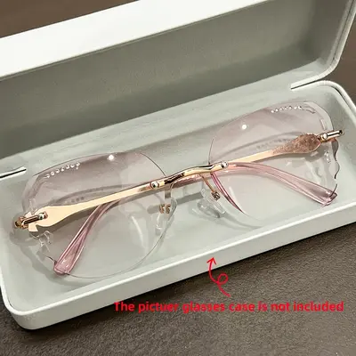 How to Look Cute with Clear Light Pink Glasses TikTok Shop