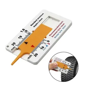 Car Tire Wear Depth Meter, Portable Car Wheel Tire Depth Measurement Tool, Tire Wear Checker, Suitable for Car Truck Motorcycle, Calipers