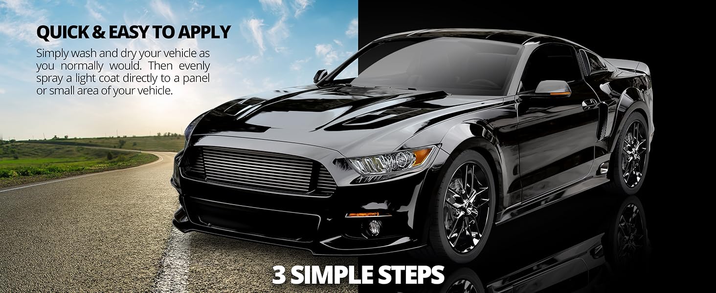 CERAKOTE® Platinum Rapid Ceramic Paint Sealant Spray - 14 oz. - 50 Wash Rating - Maximum Gloss & Shine – Extremely Hydrophobic – Unmatched Slickness - Ceramic Spray Coating