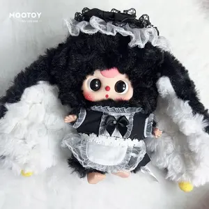 Baby Three-Rabbit Macaron v2 Cute Bunny  Plush Blind Box ，Bunny Plush Dolls，Soft Furry Collectibles，Backpack or clothing decoration，Blind box