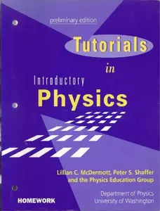 USED-Tutorials in Introductory Physics by Lillian C. McDermott (Paperback)