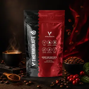 VitalHealth V-ThermoKafe Gourmet Coffee Blend 150g - Premium Arabica Instant Coffee