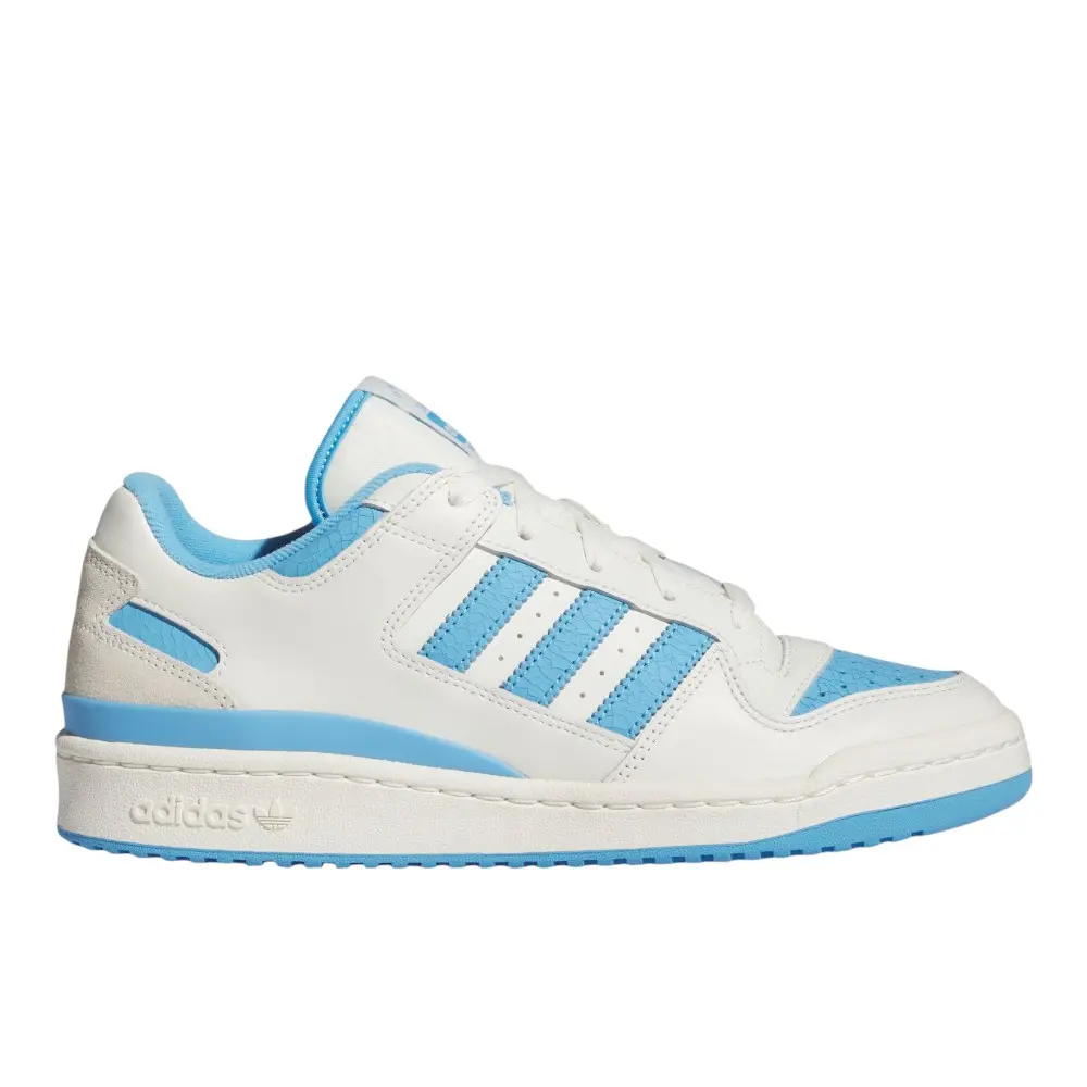 adidas Mens Forum Low Cl Sneakers Shoes Casual - Blue, White