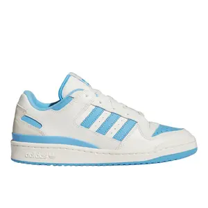 adidas Mens Forum Low Cl Lace Up Sneakers Shoes Casual - Blue, White
