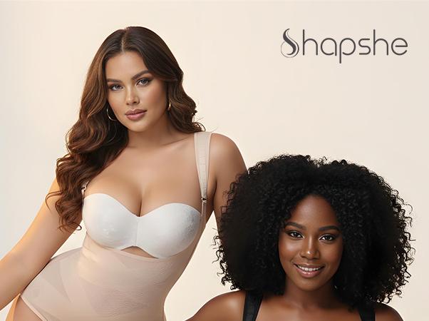 SHAPSHE Tummy Control Shapewear Bodysuit for Women Faja Body Shaper Butt Lifter Panty Girdles SHAPSHE Tummy Control Shapewear Bodysuit for Women Faja Body Shaper Butt Lifter Panty Girdles