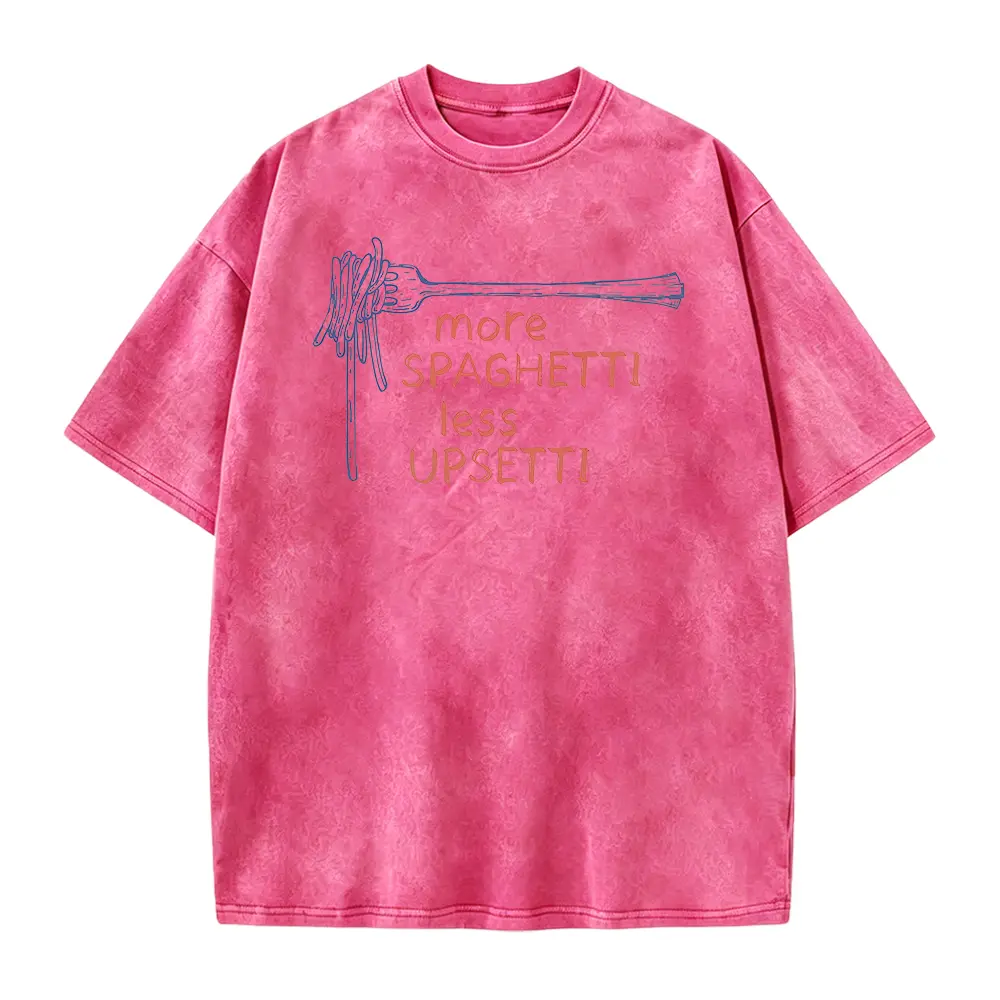Spaghetti Shirt, Spaghetti Less Upsetti Shirt, Pasta Shirt, Mental Health Shirt