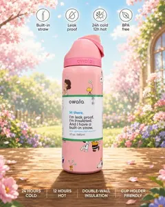 [DEALS FOR YOU] Owala fullcollection FreeSip 32oz Black and White Cute Insulated Water Bottle, Leakproof Built-in Straw, BPA Free Stainless Steel Cup, 24H Cold 12H Hot Travel Gym Bottle#Owala