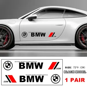 DIY Car Side Sticker Personalized Letter Decoration, Customizable Decal for Bmw and Other Car Models, Car Decals, Automotive Accessories