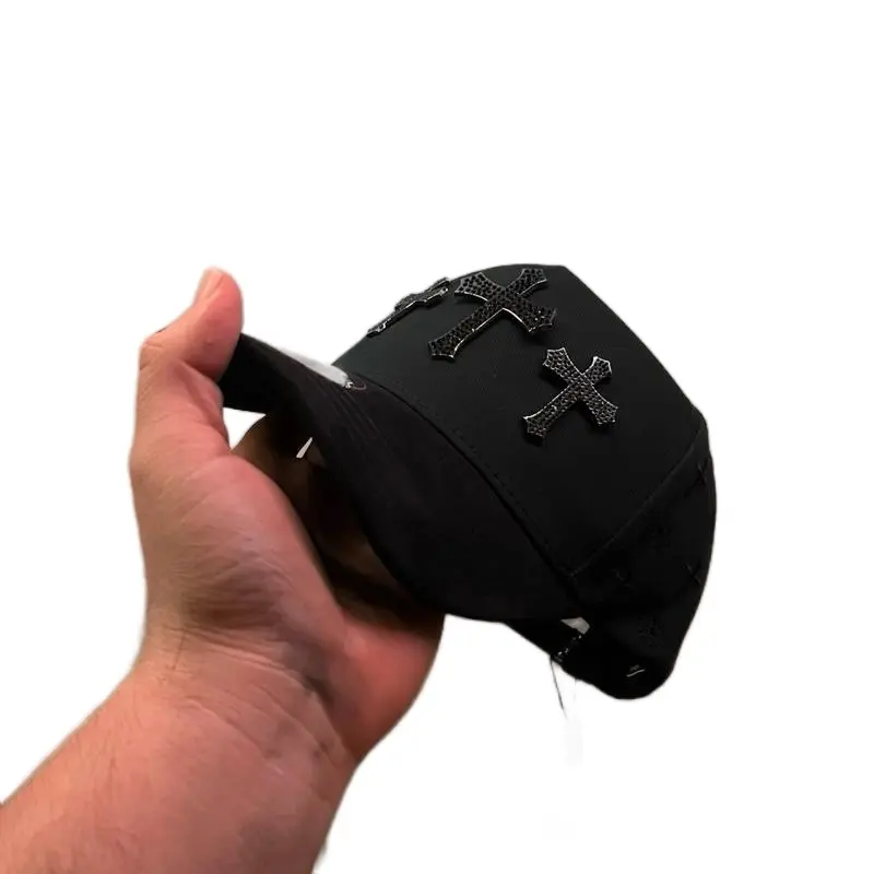 Gorra Cruz Color Negra, Ajustable, De La Mejor Calidad Adjustable Snapback Hat Premium Snapback