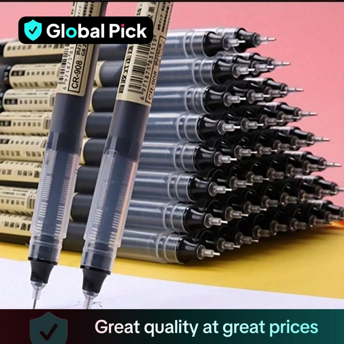 0.5mm Gel Pen (5/10pcs), Quick Dry Test Signature Gel Pen, Stationery Supplies for School Office Home, Writing Pen for Students