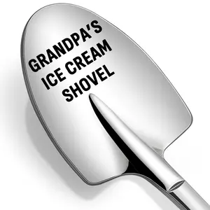 Grandpa Gifts Birthday Gifts for Grandpa, Father's Day Christmas Gifts for Grandpa, Grandpa's Ice Cream Shovel Cutlery Spoon