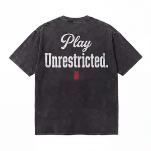 Lawless Row Play Unrestricted Washed Cotton Tee | No Rules Streetwear