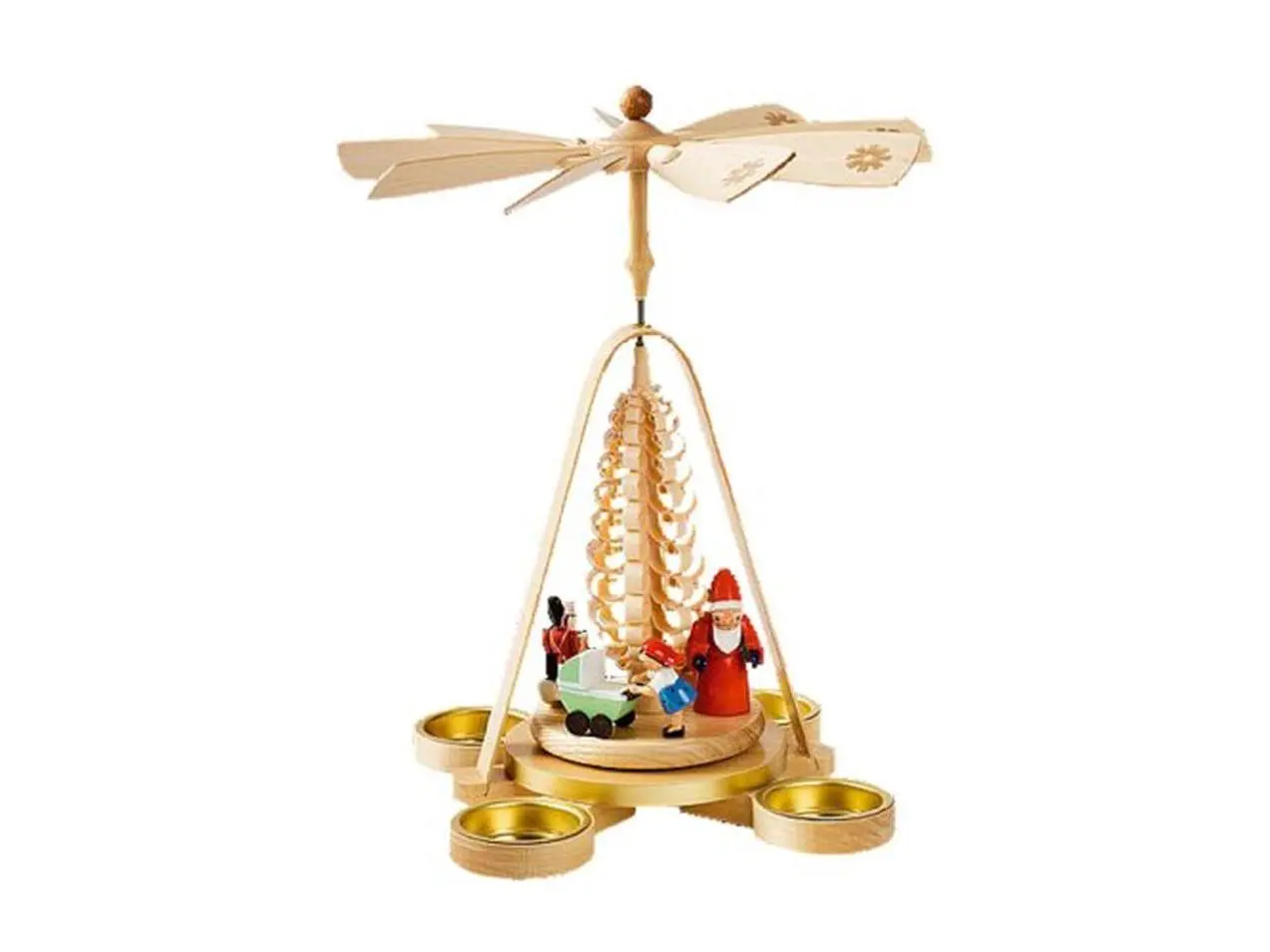 Richard Glaesser Pyramid - Santa with Toys and tree