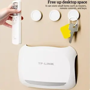 2/6 pieces，Magnetic Remote Control Holder Wall Mount, Strong Magnetic Hooks No Drilling Required, TV Air Conditioner Remote Storage Solution