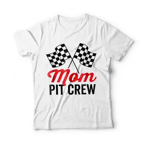 Mom Pit Crew for Racing Party Team Mommy Costume T-Shirt Breathable Graphic Tee Peak Design Sweatshirt Hoodie