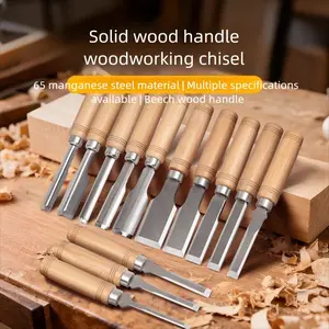 Woodworking Chisel Set, 6-Piece Carving Knife Combination Tool Kit, Woodcarving Chisels, Craftsmanship Tools, Ideal for DIY Projects