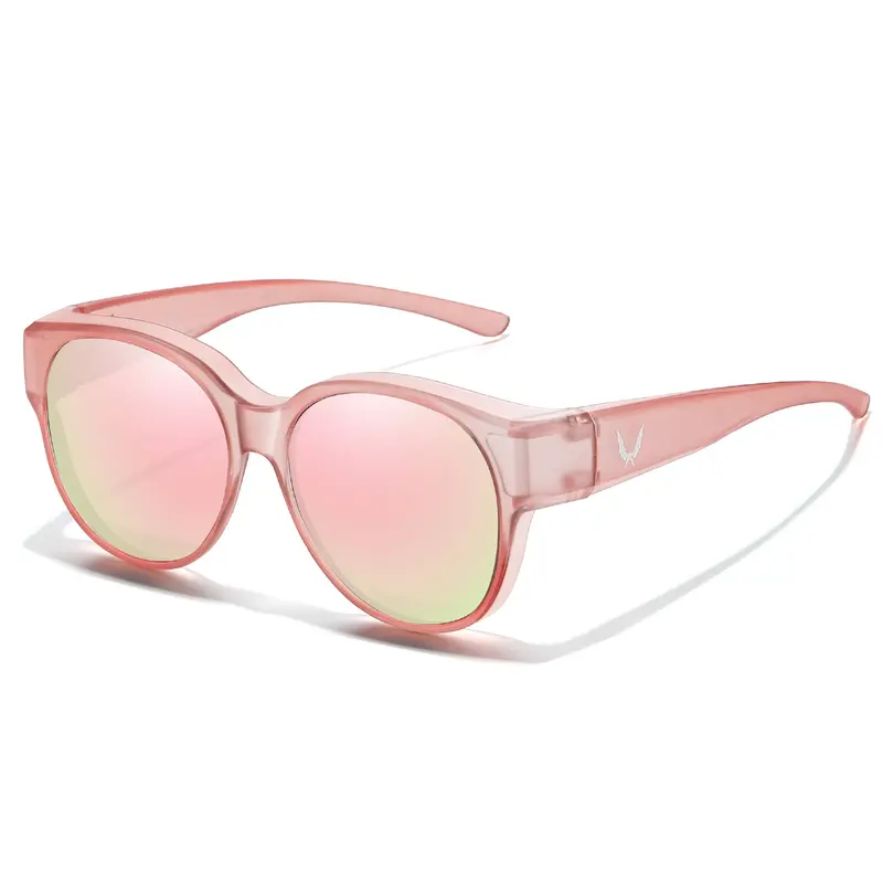 Women's Fit Over unglasses,UV400 Protection, Fashion Round Cat Eye Design, Large Lens Comfort Fit, Stylish Eyewear for Women, Fashionable Sunglasses, Trendy Casual Sunglasses, Trendy Styling Sunglasses, UV Blocking Sunglasses